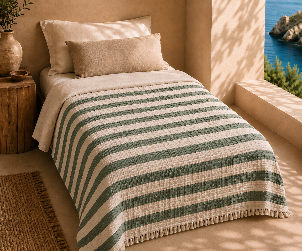 4-Layer Turkish Cotton College Throw