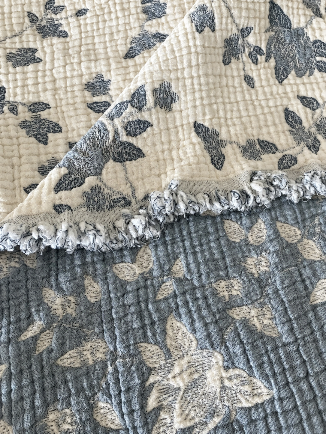 Eves Garden Turkish Cotton Coverlet