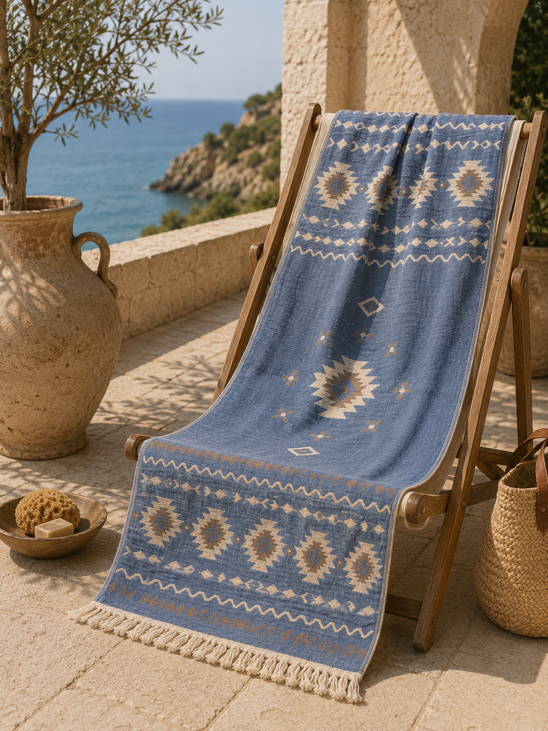 Kilim-Design Turkish Towel