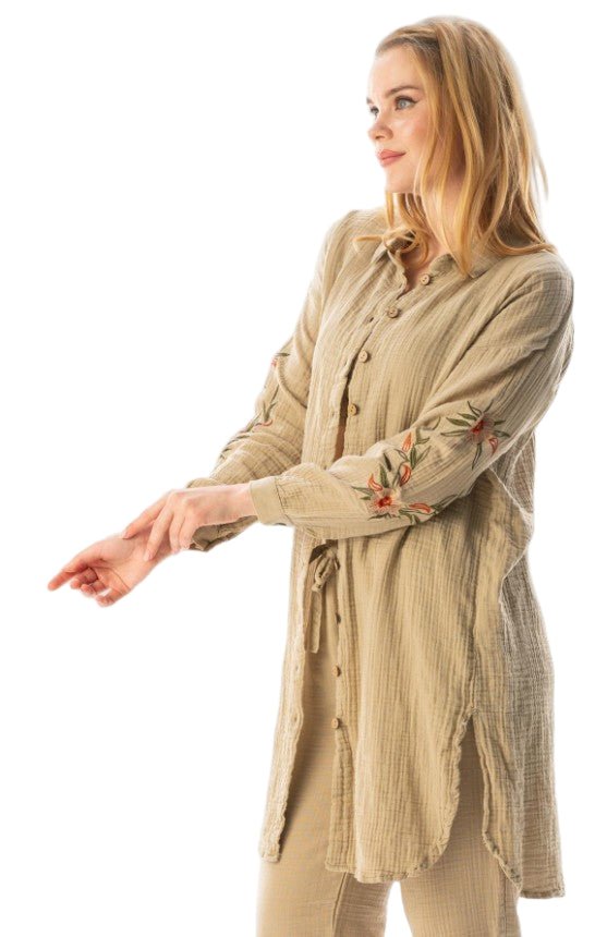 ARM EMBROIDERY TUNIC 552 - Authentic Cotton