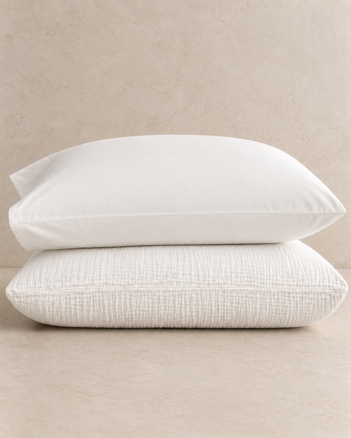 Turkish Cotton Pillow Shams – Set of 4