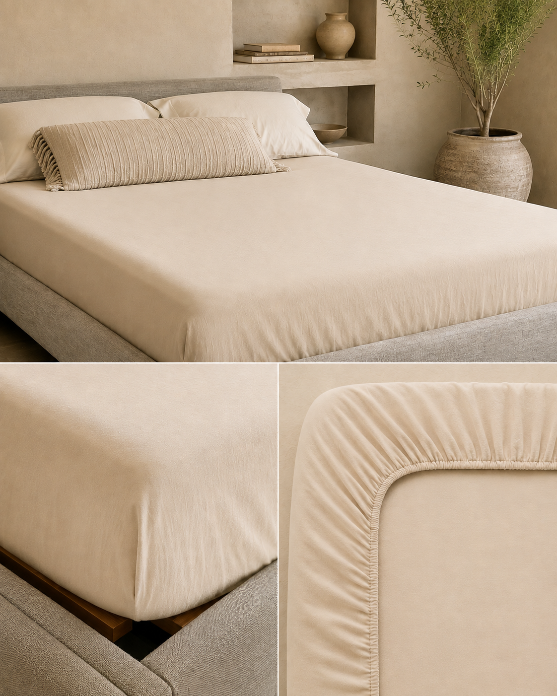 Turkish Cotton Fitted Sheet