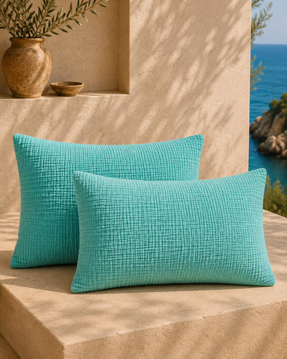 Muslin Pillow Shams