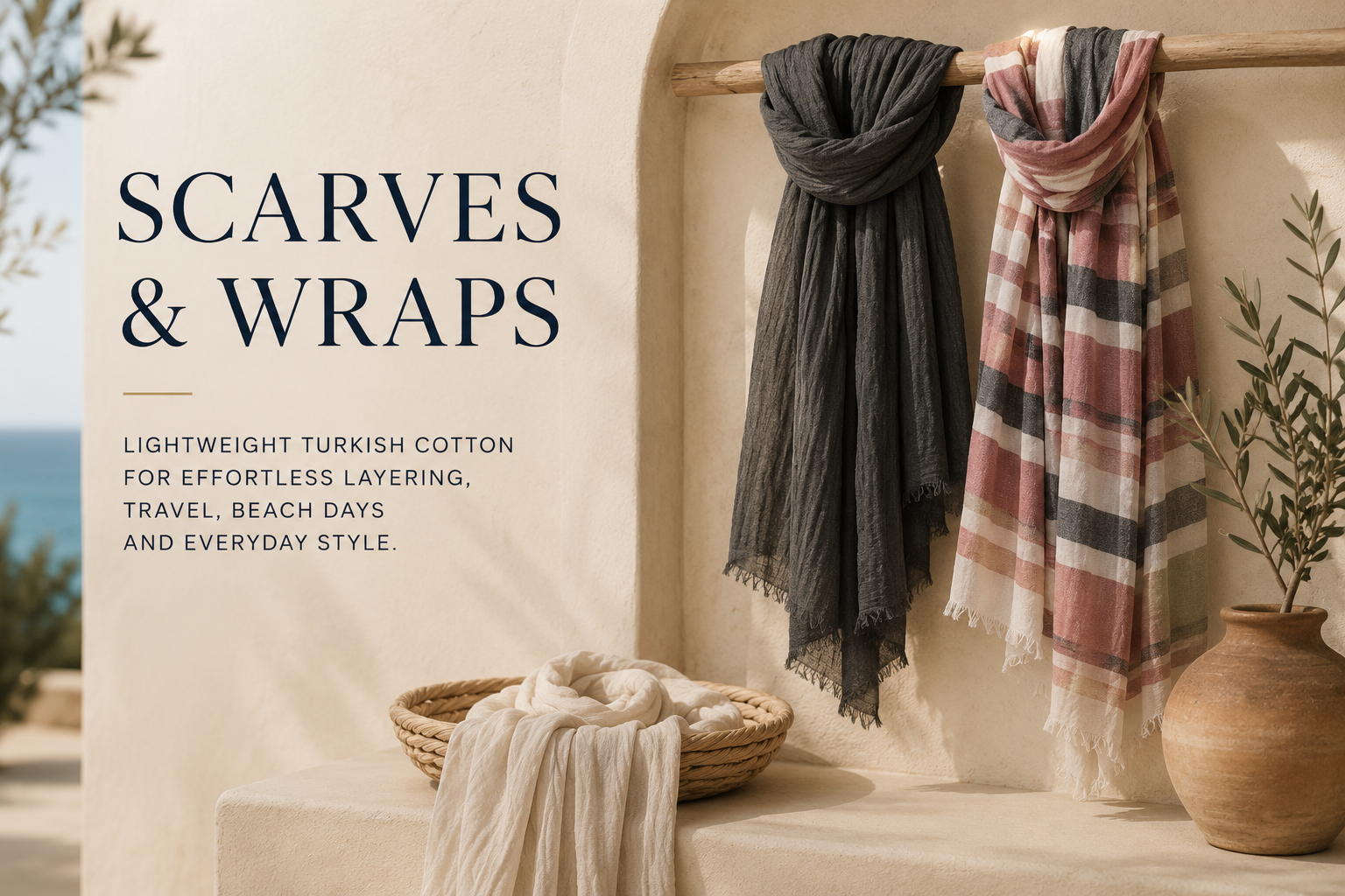 SCARVES & WRAPS