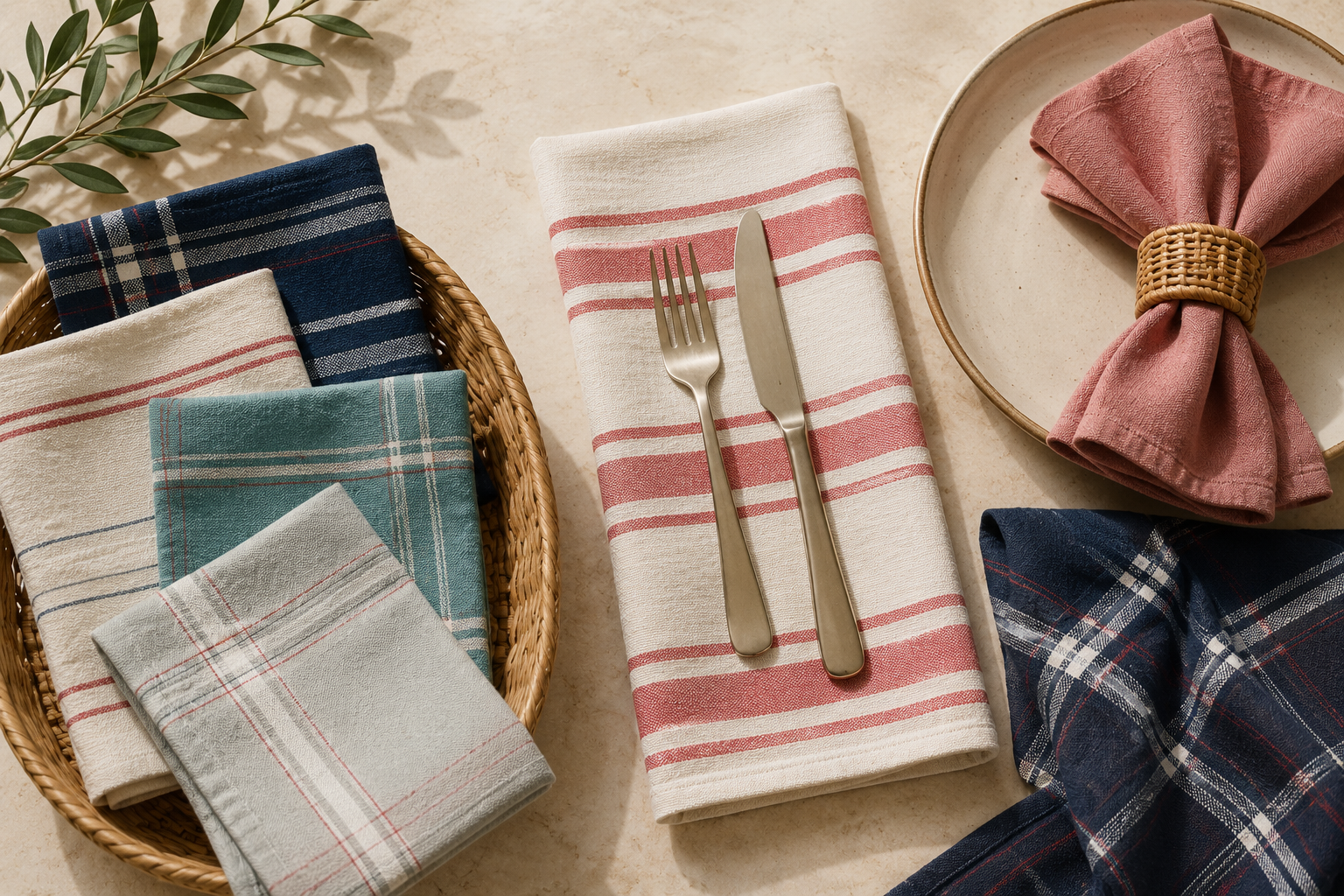 Dish Towels & Table Napkins