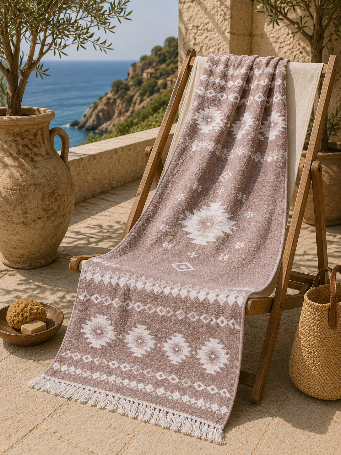 Kilim-Design Turkish Towel