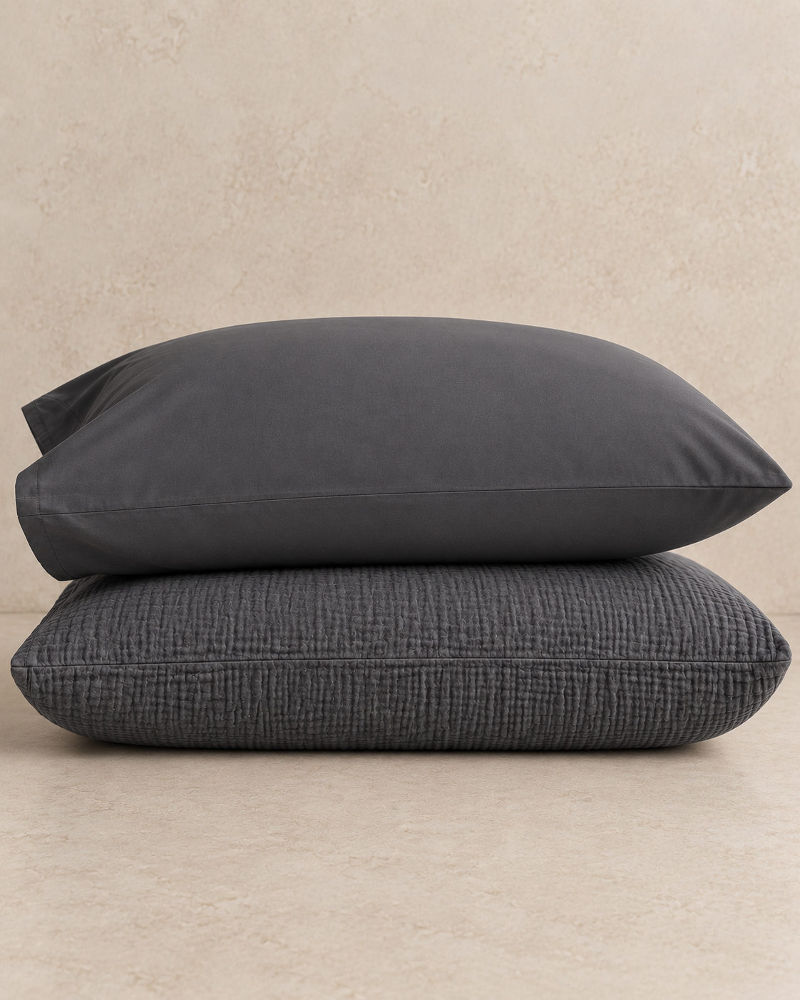 Turkish Cotton Pillow Shams – Set of 4