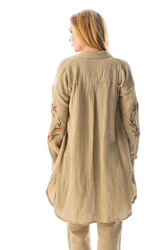 ARM EMBROIDERY TUNIC  552 - Authentic Cotton