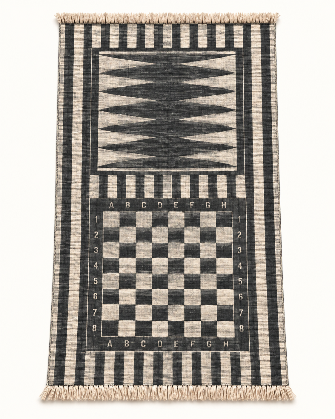 Turkish Cotton Chess & Backgammon Beach Towel