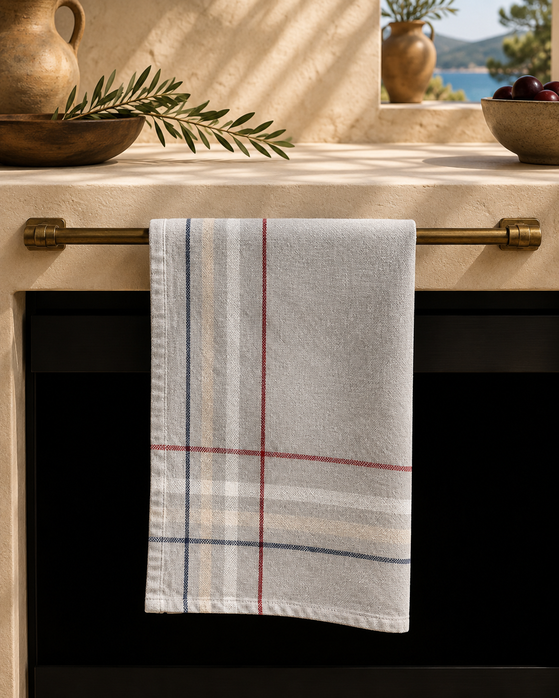 Grey Turkish Cotton Table Napkins – Set of 2