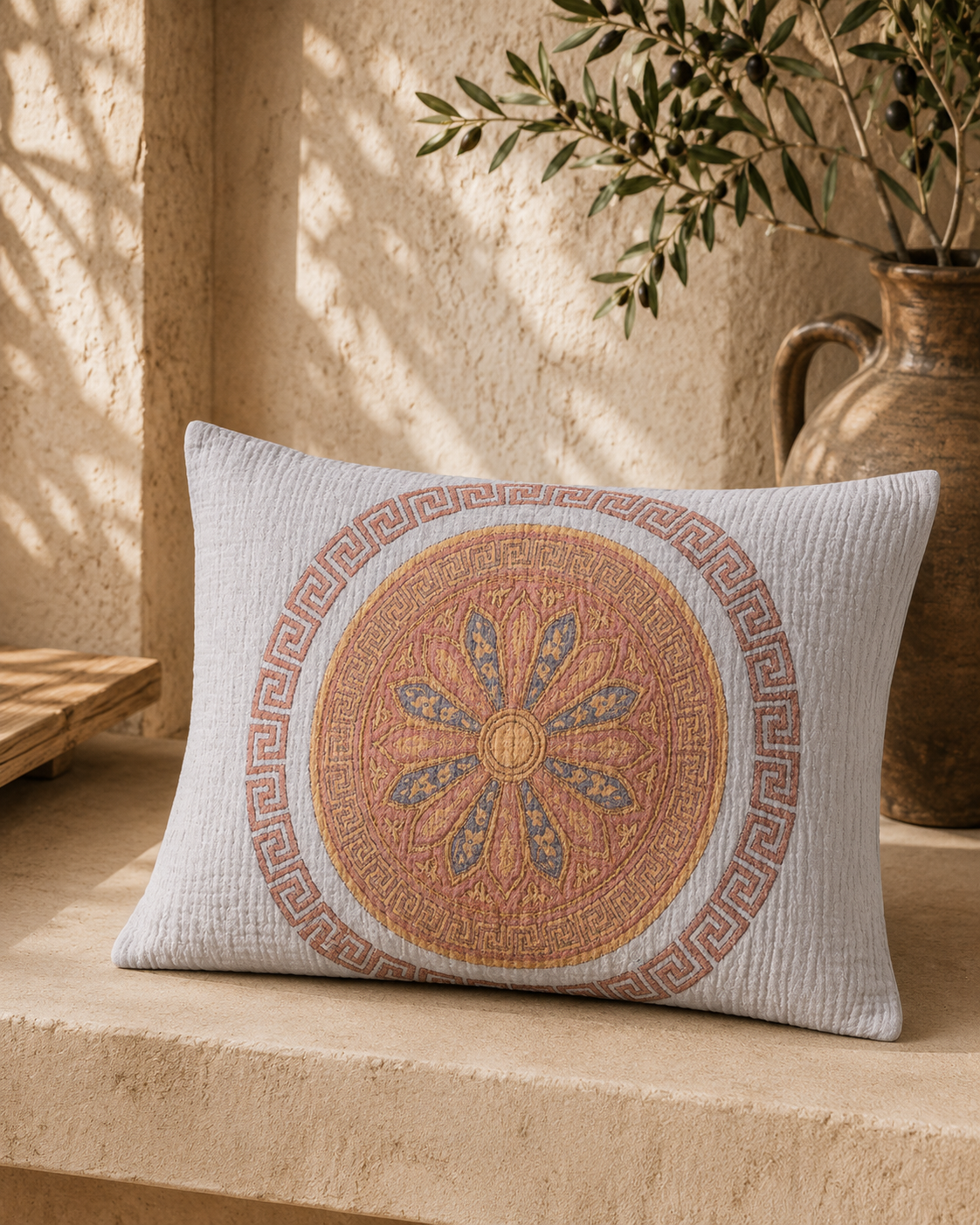Helois Matching 4-Layer Turkish Cotton Pillow Covers – Set of 2