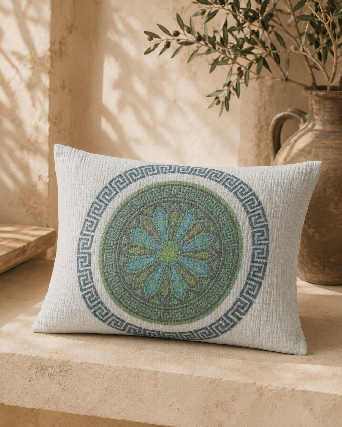 Helois Matching 4-Layer Turkish Cotton Pillow Covers – Set of 2