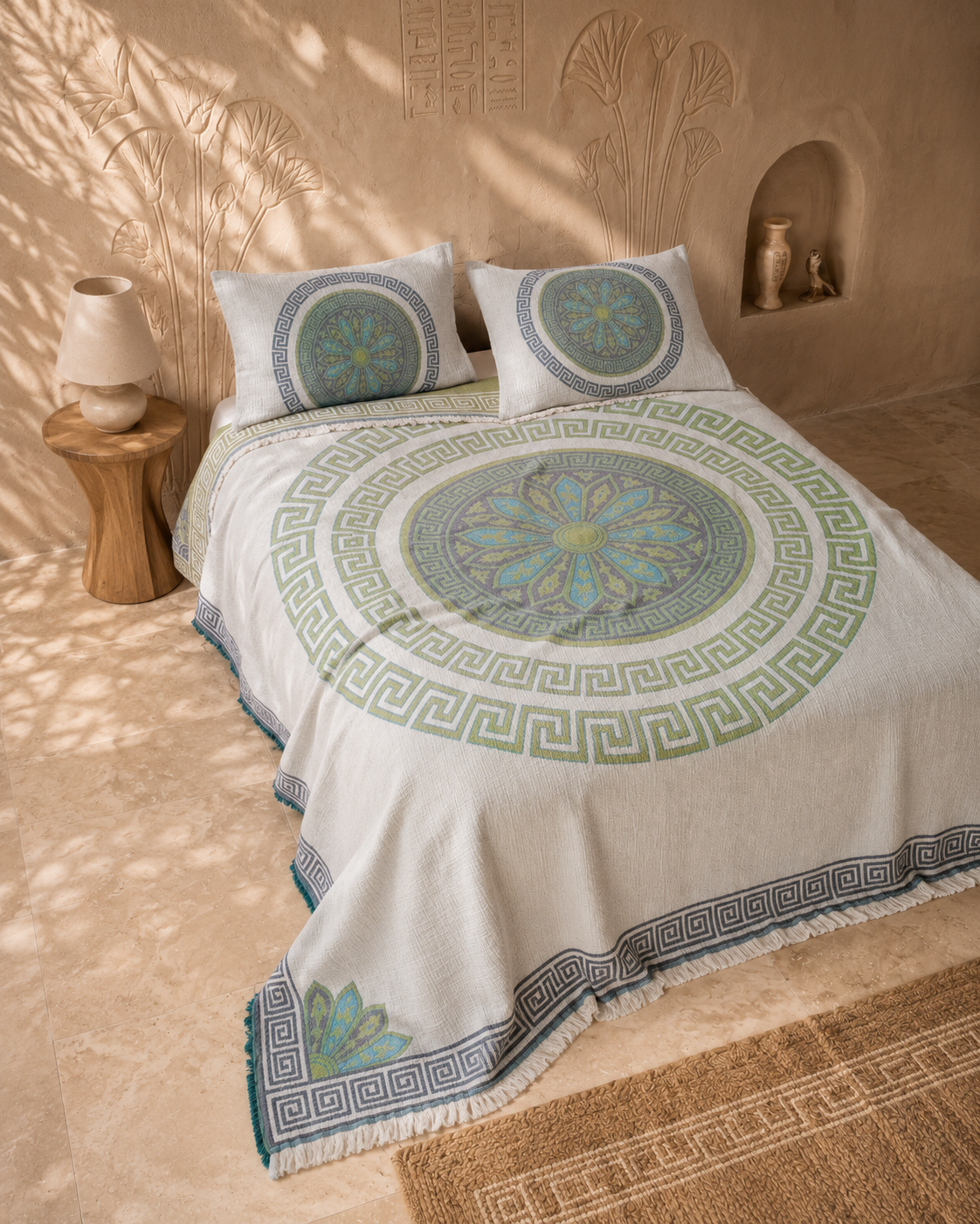 Helois 4-Layer Turkish Cotton Muslin Throws