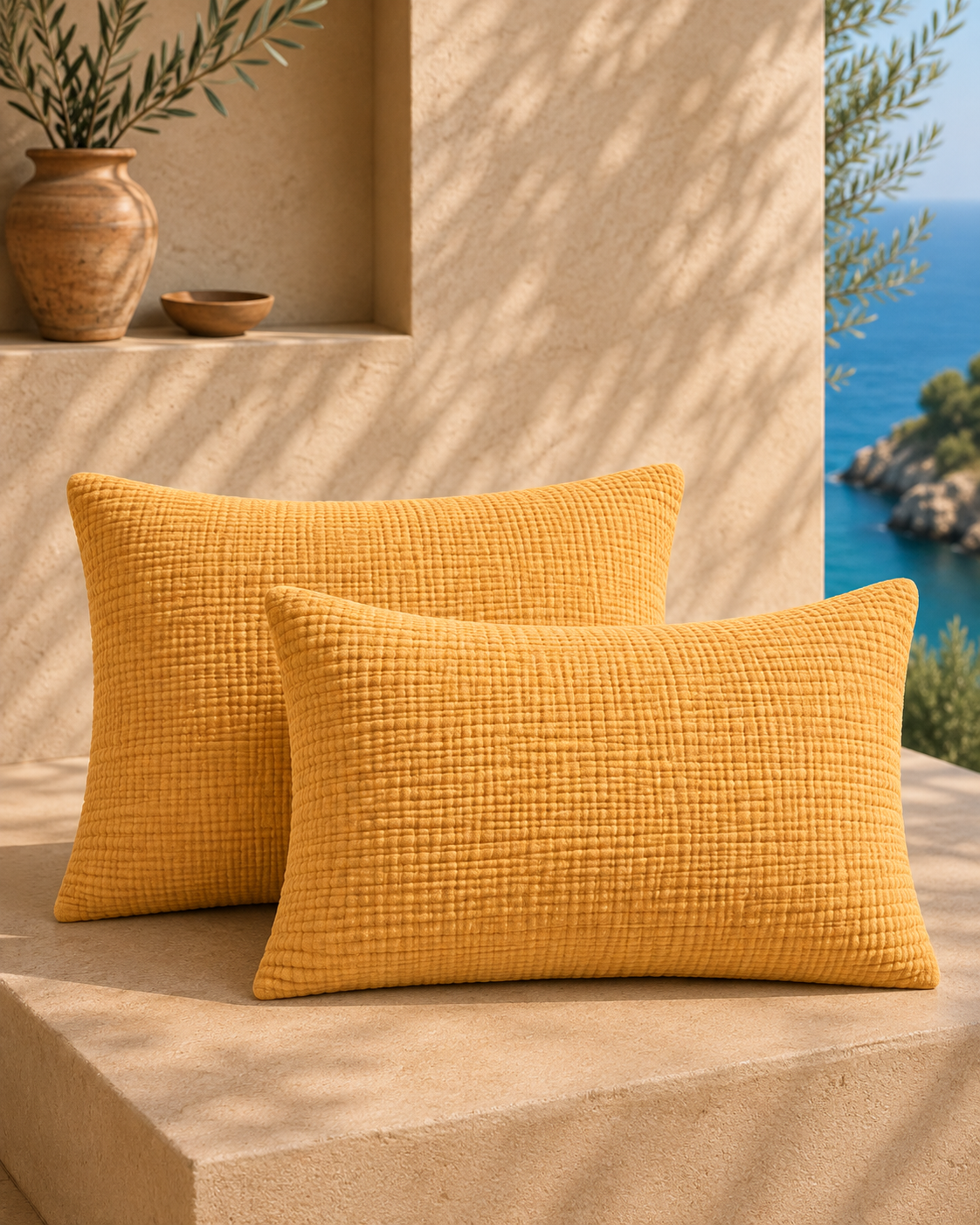 Muslin Pillow Shams