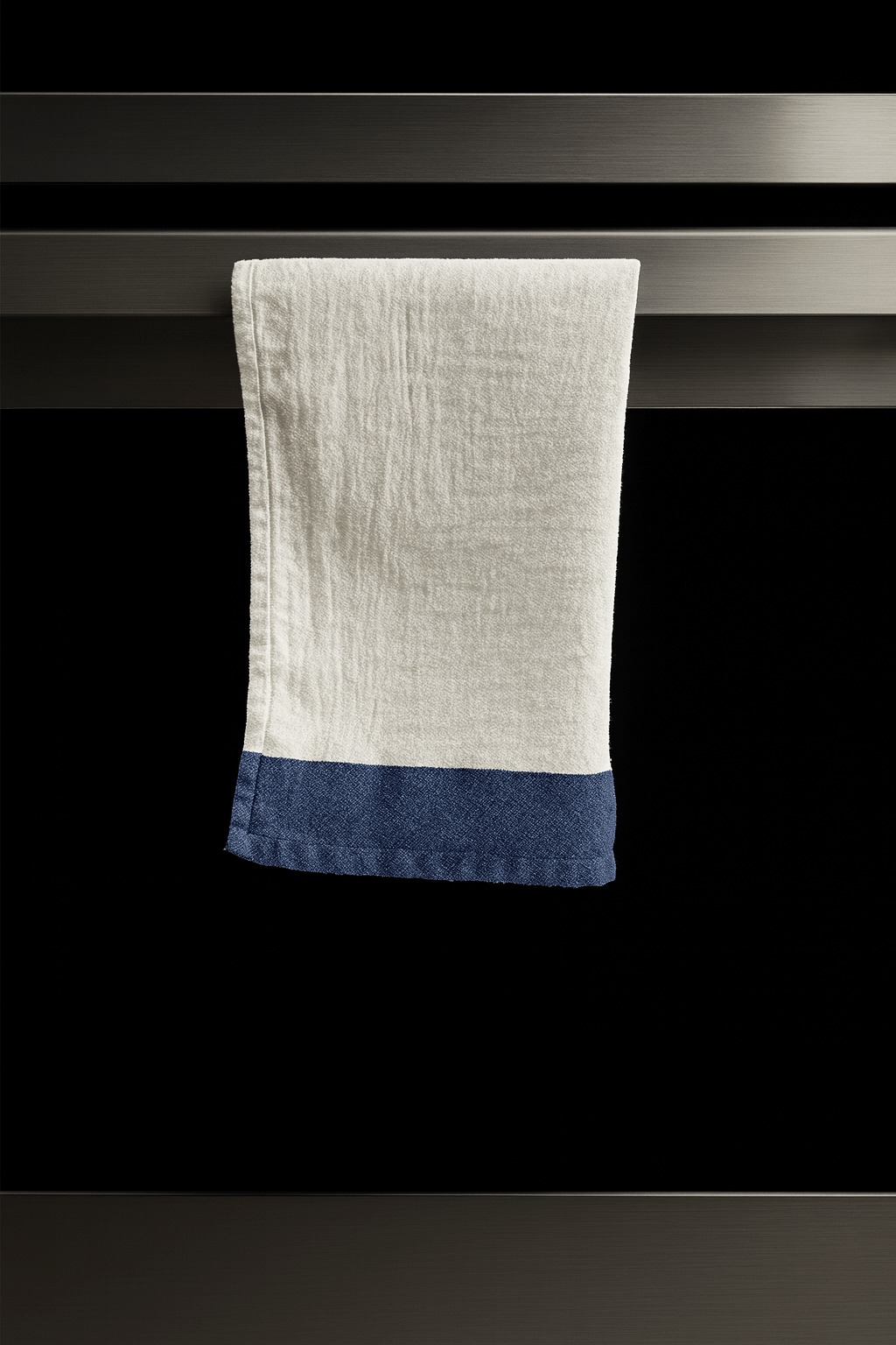 Navy Edge (Set of 4) - Authentic Cotton