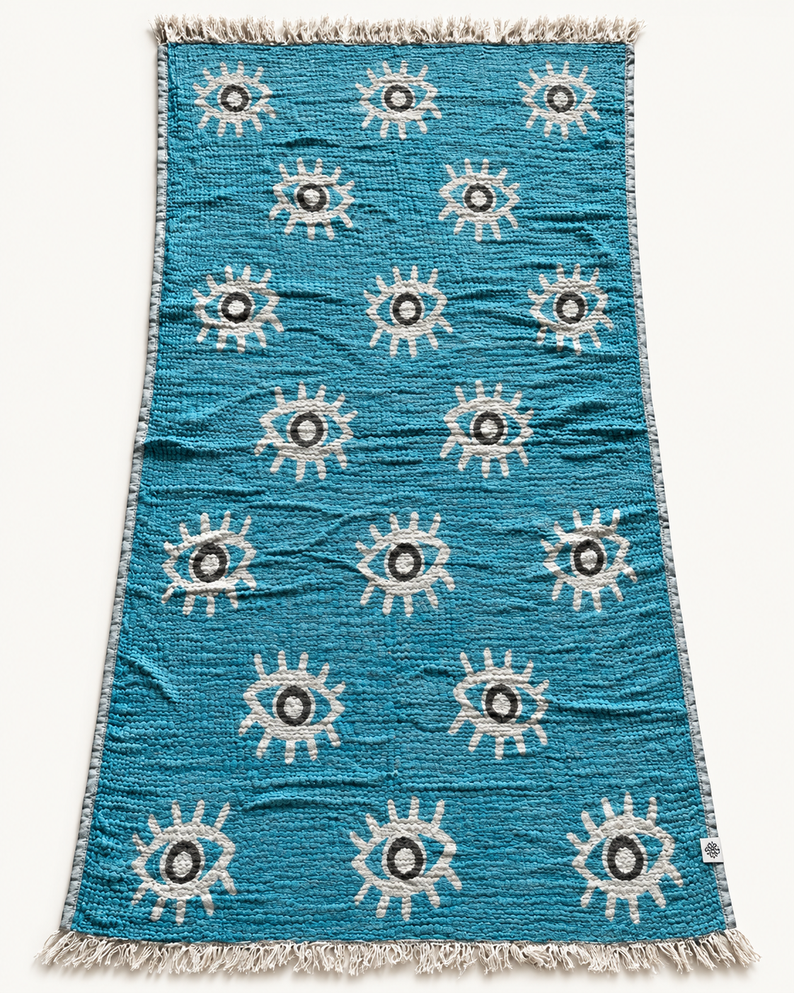 Turkish Cotton Evil Eye Beach Towel