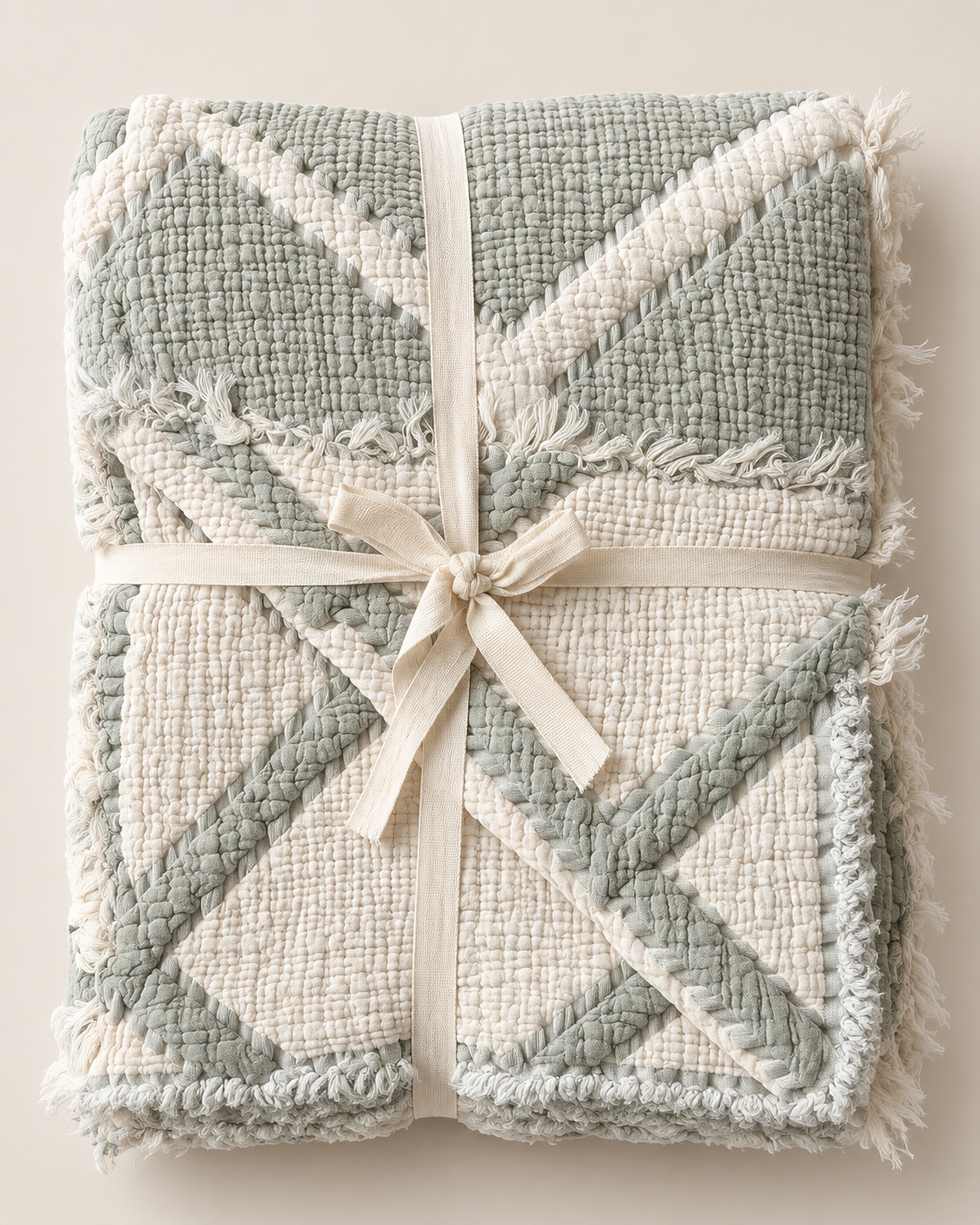 Edge Turkish Cotton Coverlet