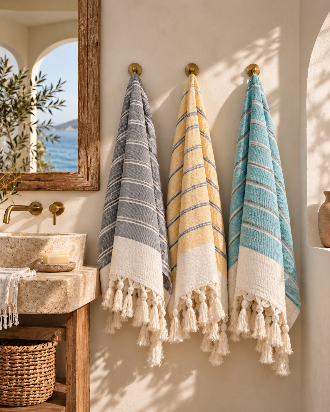 Aegean Woven & Terry Turkish Towel