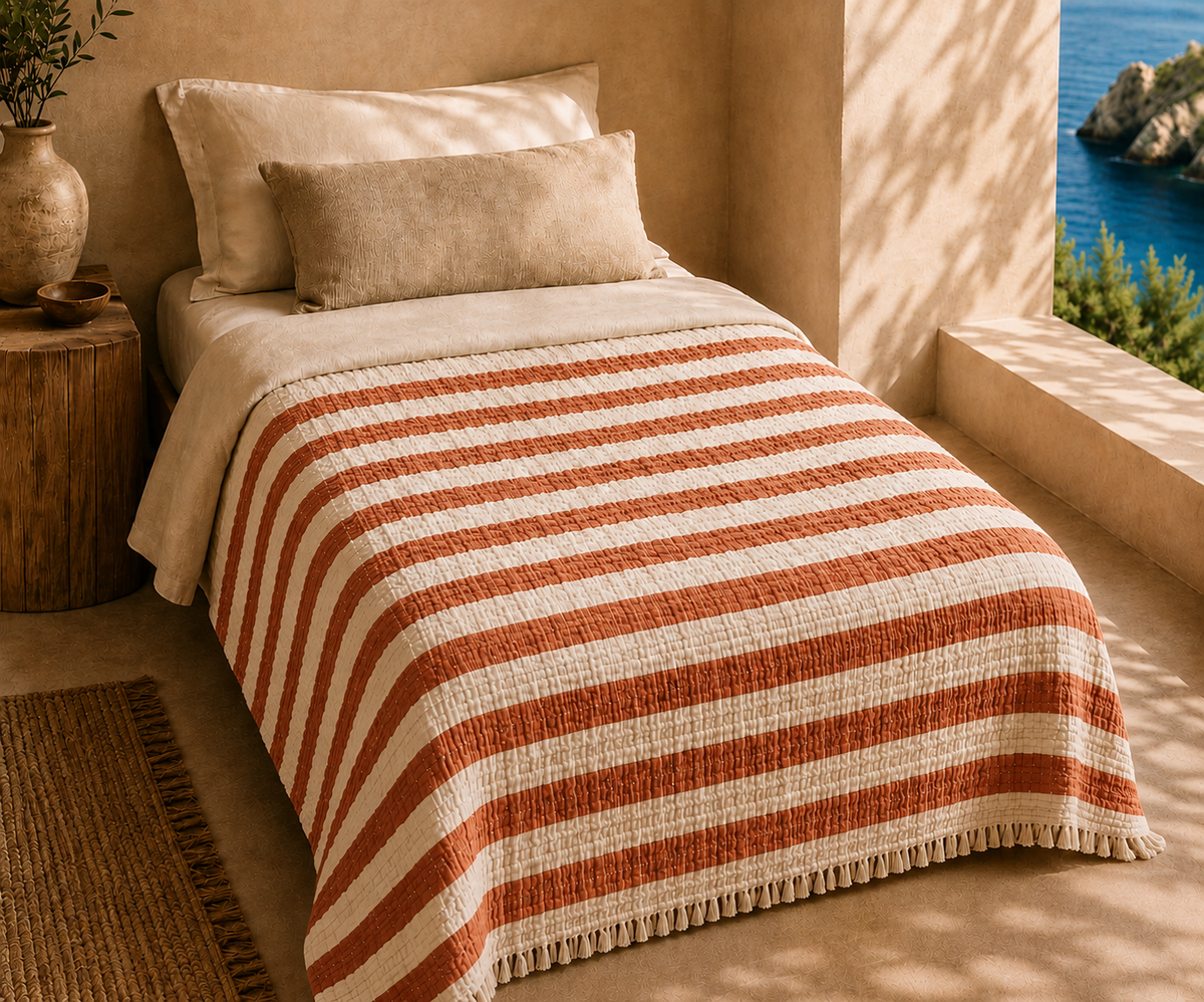 4-Layer Turkish Cotton College Throw