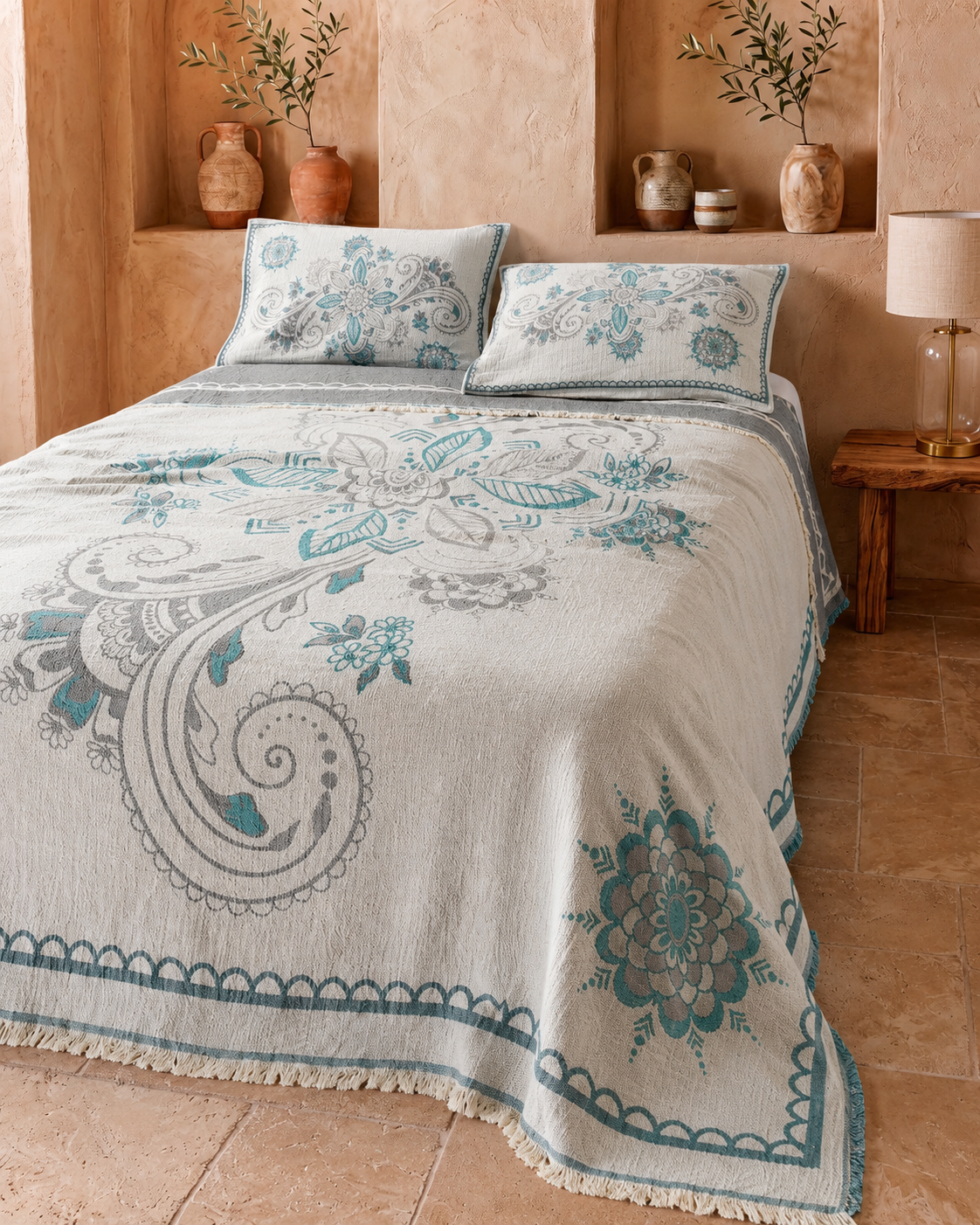 4-Layer Turkish Cotton Muslin Throws