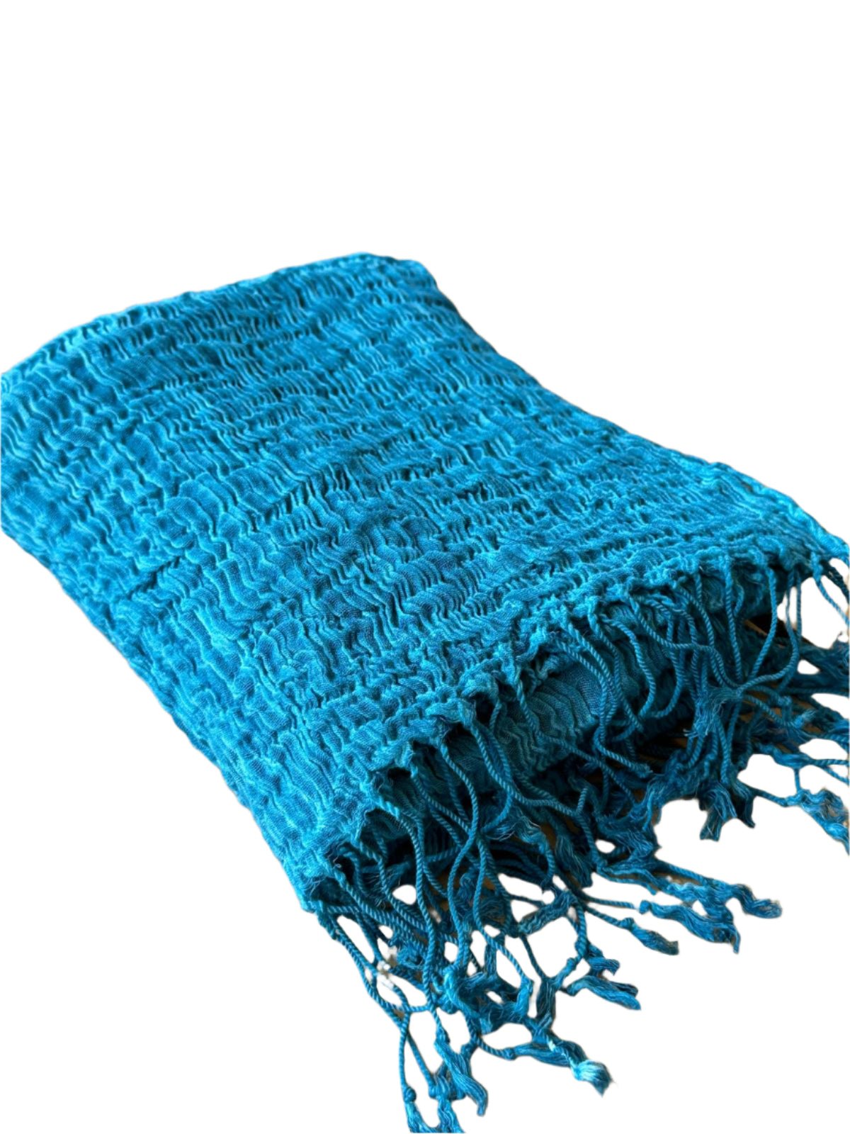 Wrinkled Cotton Shawl - Authentic Cotton