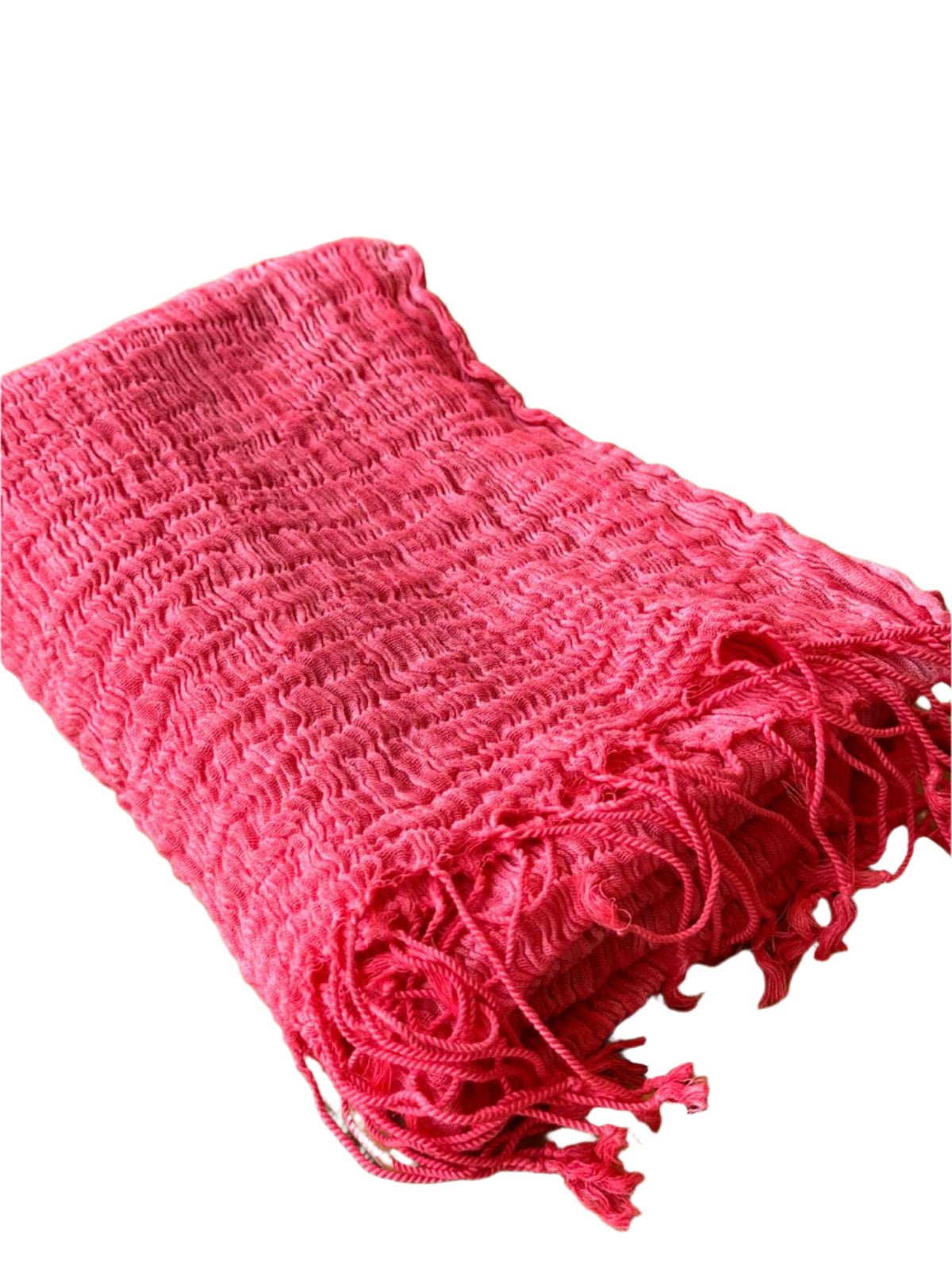 Wrinkled Cotton Shawl - Authentic Cotton